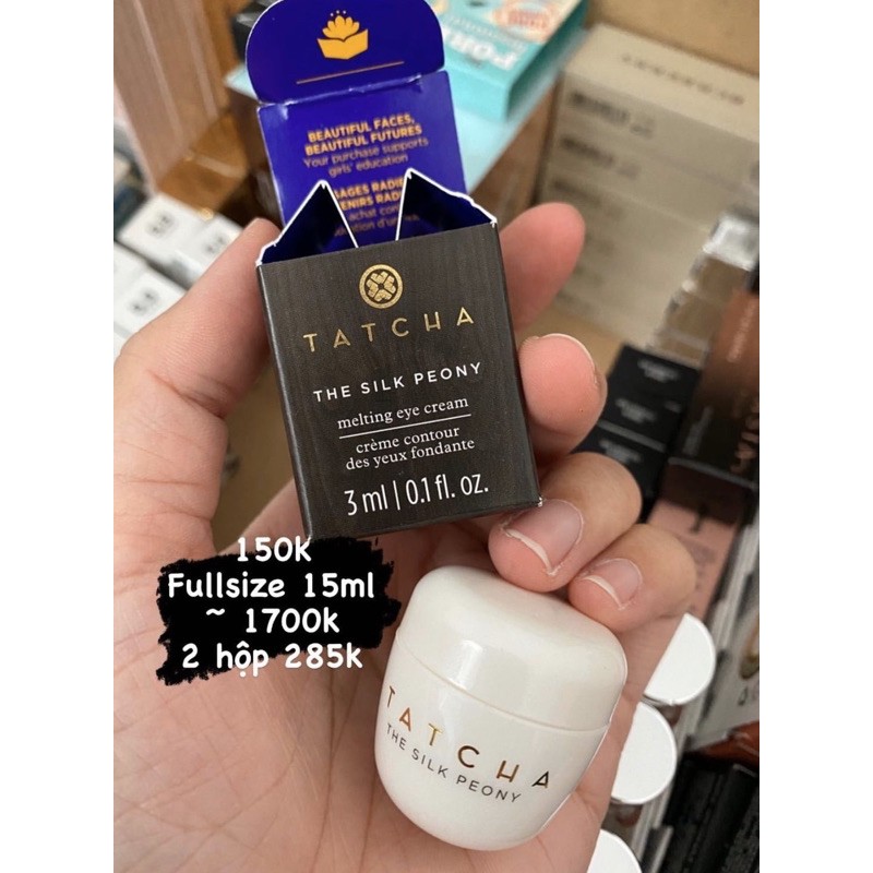 Kem dưỡng mắt Tatcha Silk Peony mini 3ml