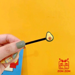 Buộc tóc, kẹp tóc, set kẹp tóc quả bơ cute