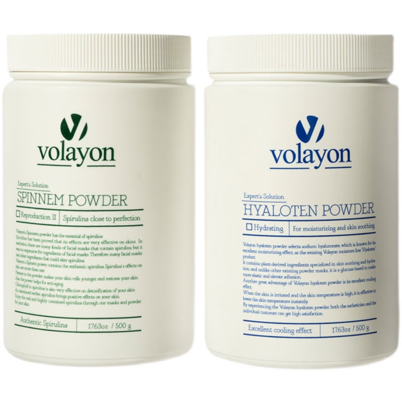 Bột mặt nạ VOLAYON màng lạnh loại mịn màng phục hồi dưỡng ẩm cho làn da 500g