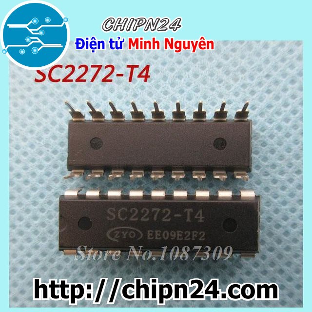 [2 CON] IC PT2272-T4 SC2272-T4 DIP-18 (2272)