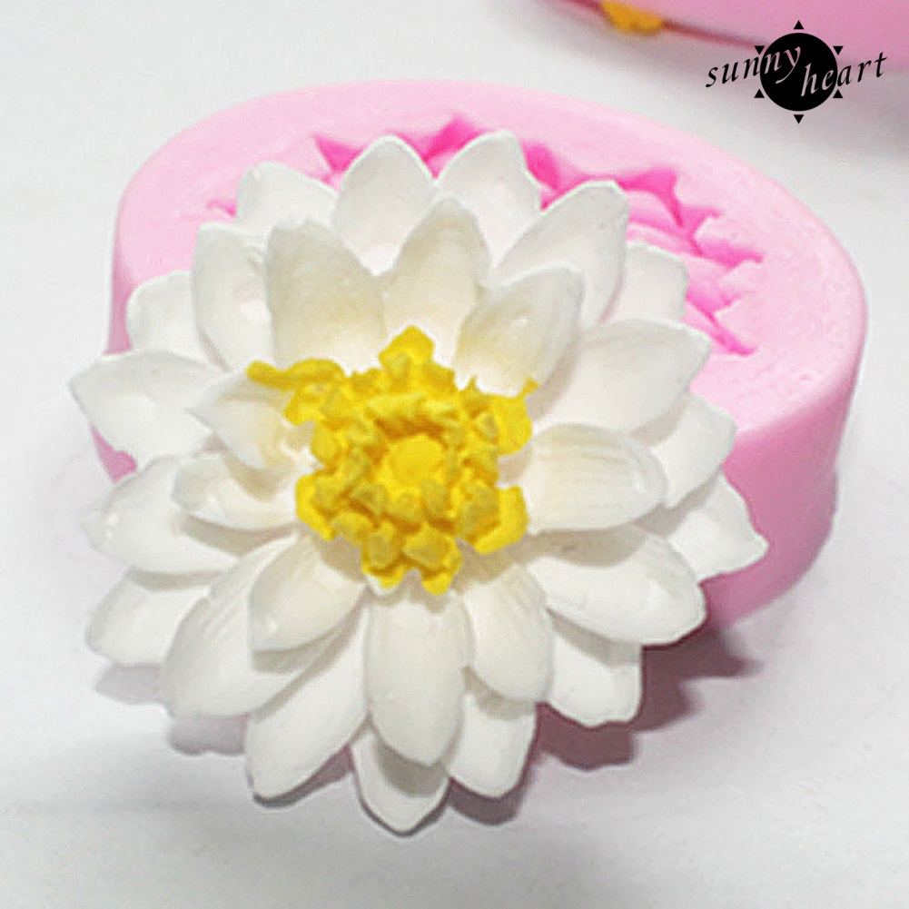 Khuôn Silicone Làm Bánh Hình Hoa Sen Độc Đáo