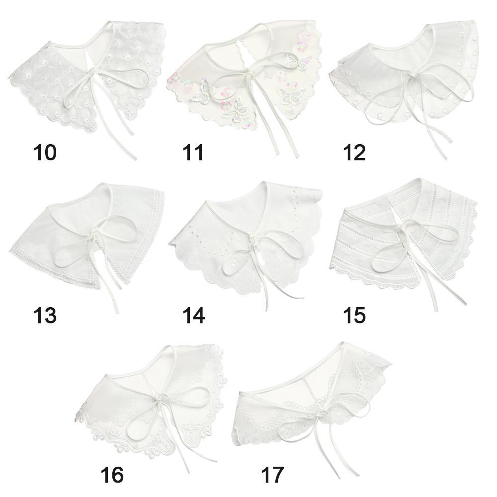 JONYE Cổ Áo Ren Giả Trang Trí Có Thể Điều Chỉnh Phong Cách Retro