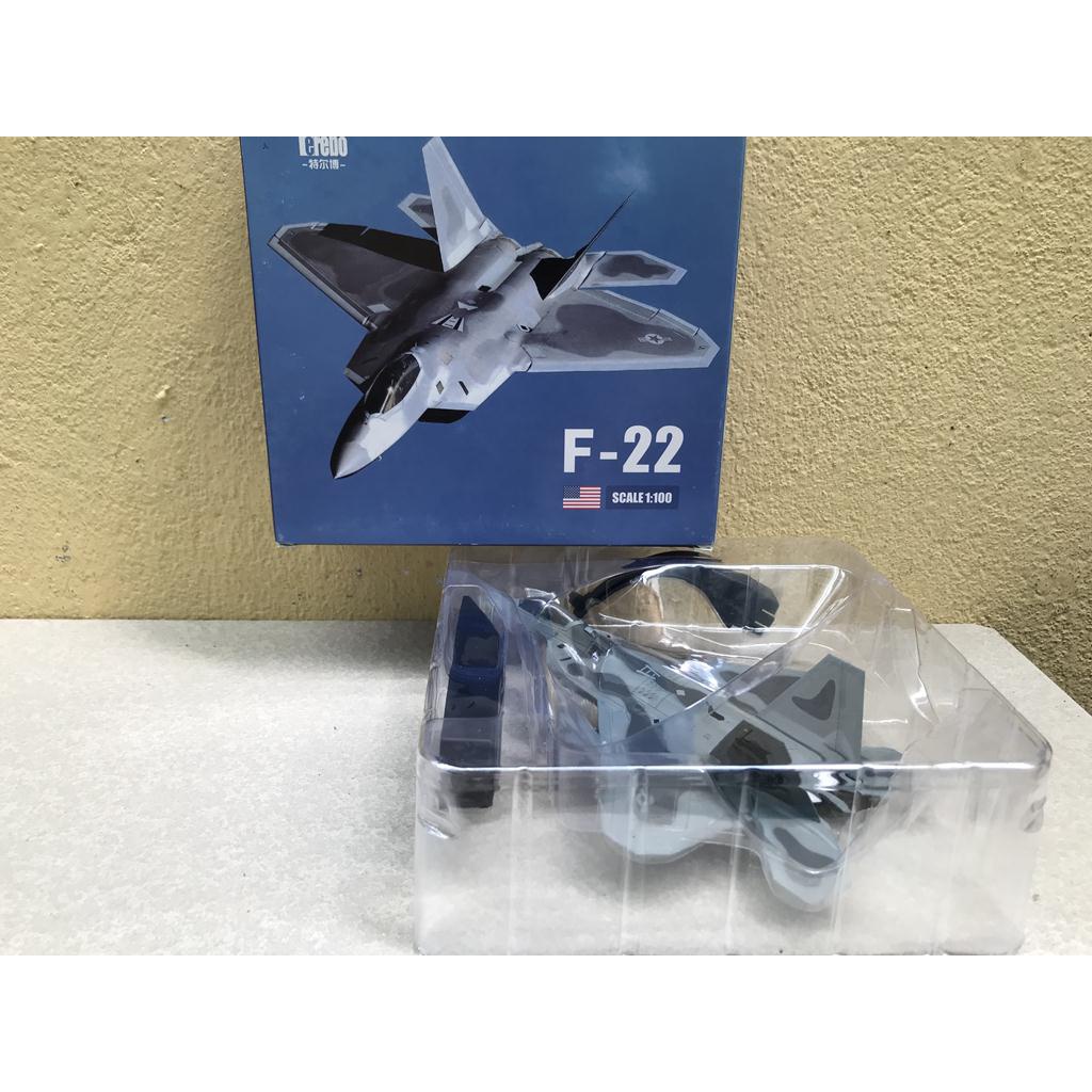 ​Mô hình kim loại Máy bay Lockheed Martin F22 Raptor tỷ lệ 1:100