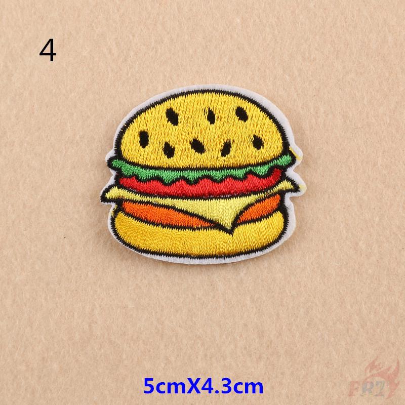 Sticker Ủi Thêu Hình Thức Ăn