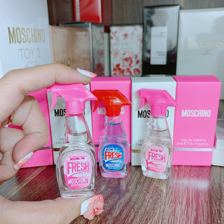 [Mini] Nước Hoa Nữ Moschino Fresh Couture Pink EDT 5ml - Chai Hồng chuẩn Auth