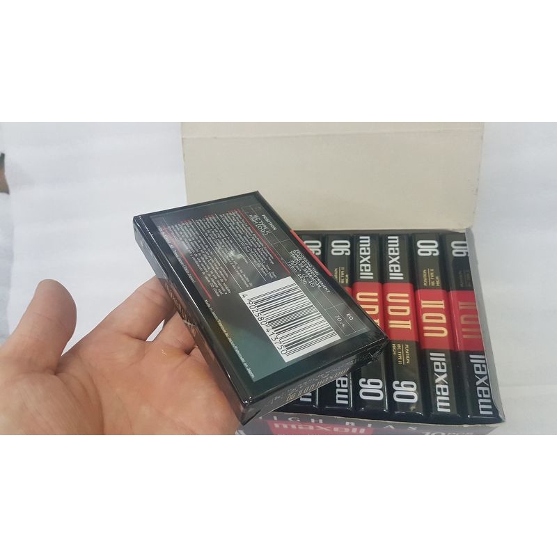 01 BĂNG UDII MỚI NGUYÊN CHƯA BÓC SEAL NEW ORIGINAL 100% CASSETTE UDII 90MIN IEC TYPE II 1991 US