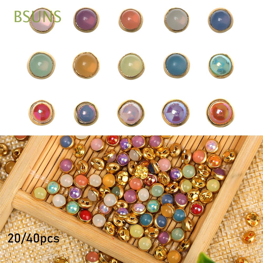 Set 20/40 Nút Áo Ngọc Trai Xinh Xắn Dùng Để Trang Trí