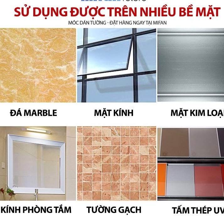 Móc Dán Tường Siêu Dính Chịu Lực Siêu Bền - Loại keo dày siêu chắc chất lượng cao GALA HOME