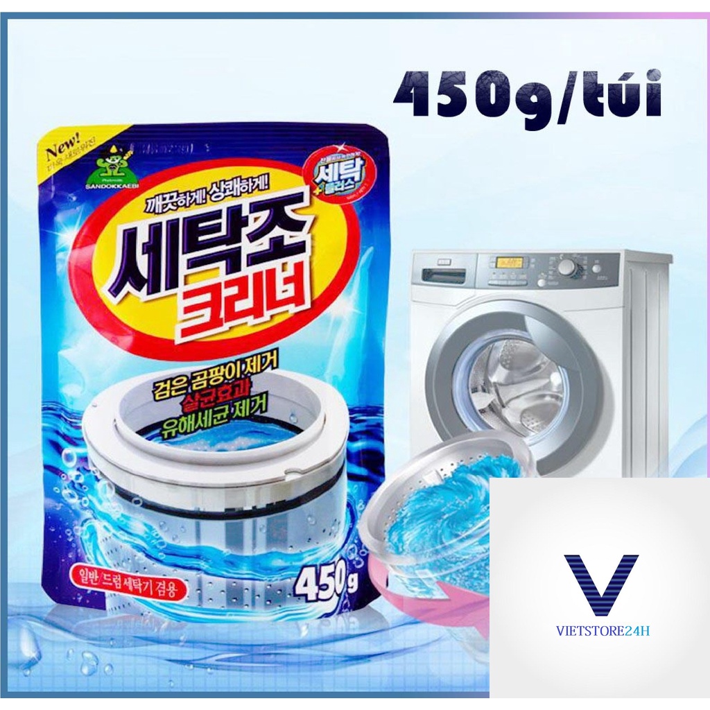 Bột tẩy vệ sinh lòng máy giặt 450g Hàn Quốc