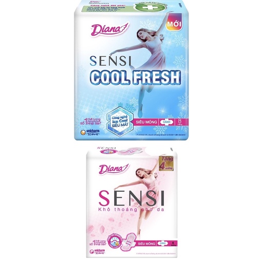 [NOWSHIP] Băng Vệ Sinh Diana Siêu Thấm Cool Fresh (Tăng 8 miếng hàng ngày)