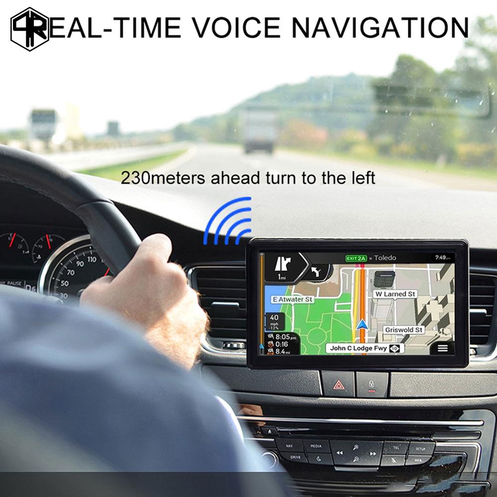 Hệ thống định vị GPS 256MB + 8G ABS FM Phát xạ 7 Cung HD GPS chất lượng cao