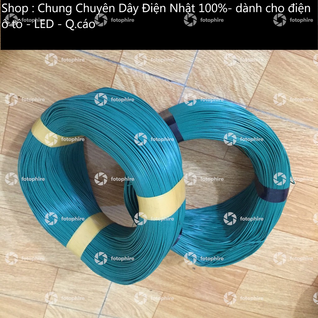 Dây điện nhật 0.5 (100m+) +chuyên cho điện Ô Tô. LED. Q/ cáo ( đủ màu sắc) | BigBuy360 - bigbuy360.vn