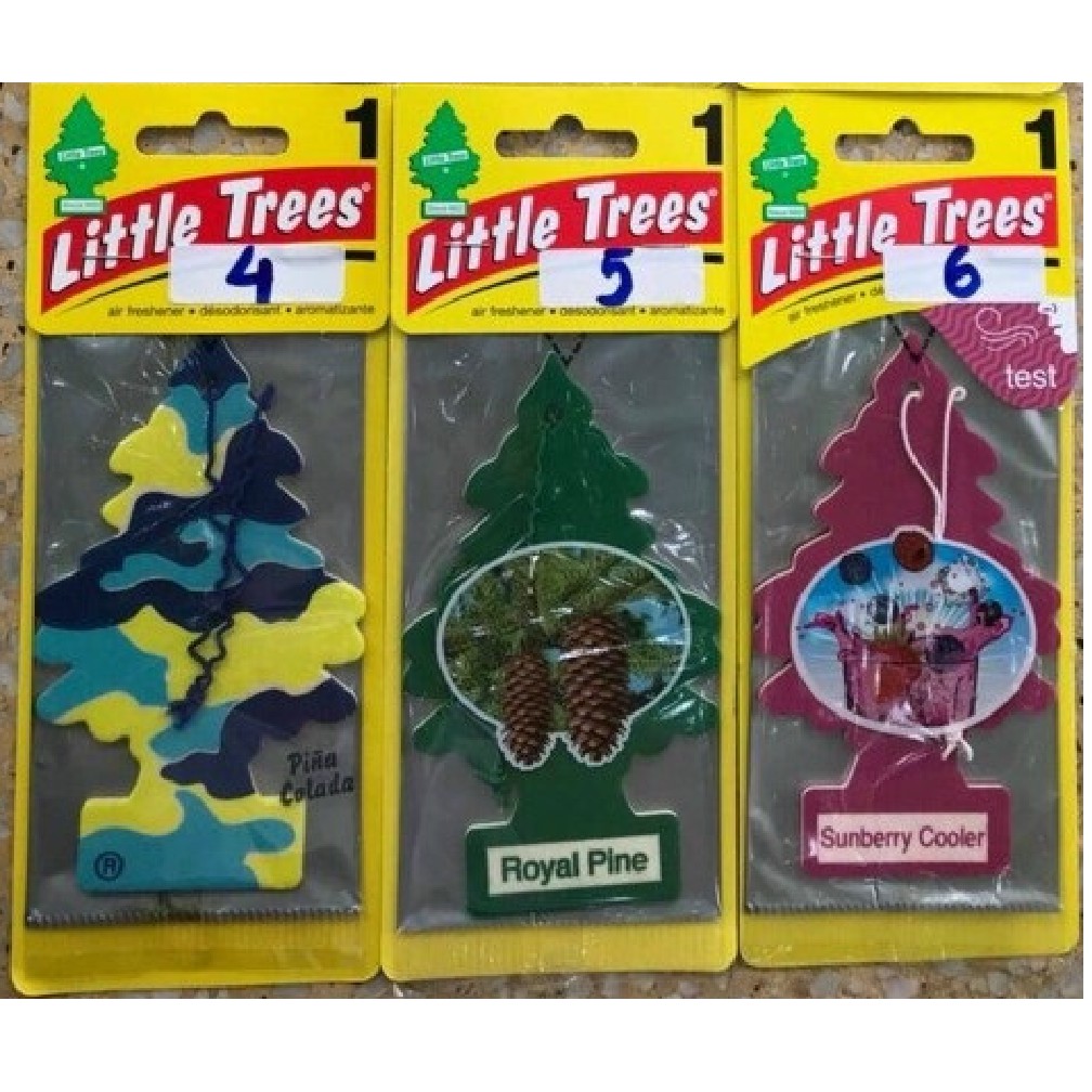 Thông thơm Little Trees treo tủ quần áo đủ màu