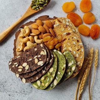 Bánh Biscotti Nguyên Cám Ăn Kiêng Giảm Cân Eatclean Nakuso