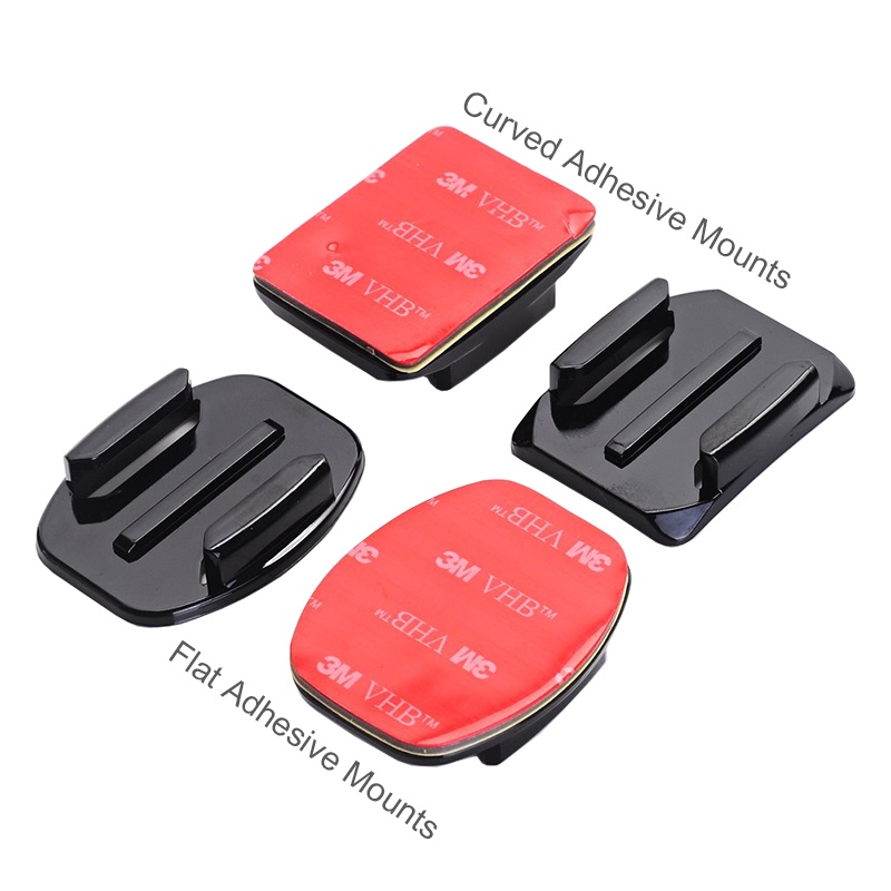 Bộ Phụ Kiện Khóa Cài Chữ J 21 Trong 1 Gắn Mũ Bảo Hiểm Cho GoPro Hero 10 9 8 7 6 5 Xiaomi Sjcam Eken Go Pro