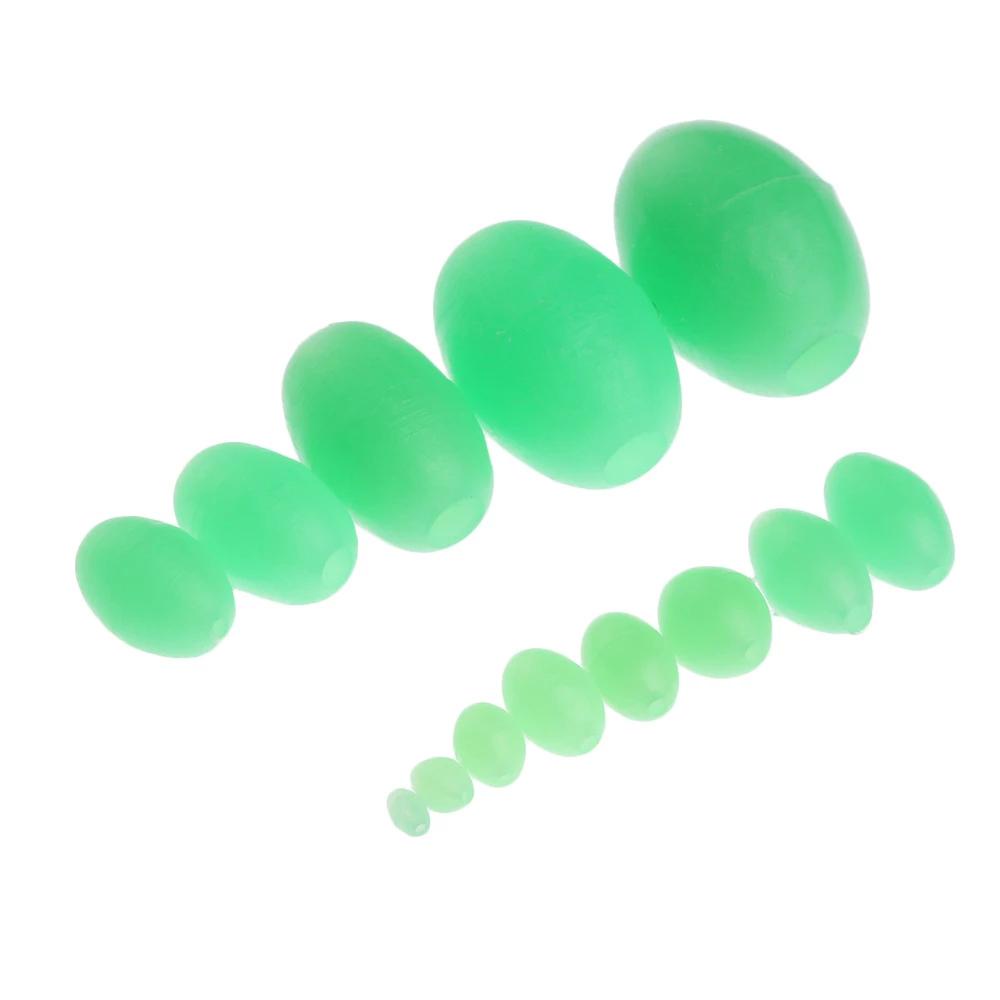 Hạt Nhựa Phát Quang Hình Oval Làm Mồi Câu Cá Ban Đêm
