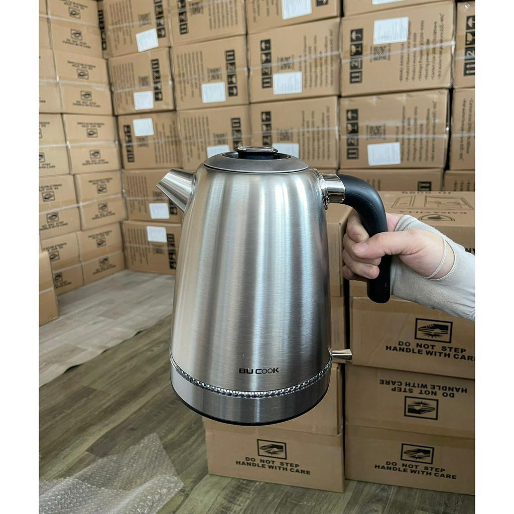 Ấm Đun Nước Siêu Tốc  Bucook BNP0223 inox 1.7L Thế Hệ Mới