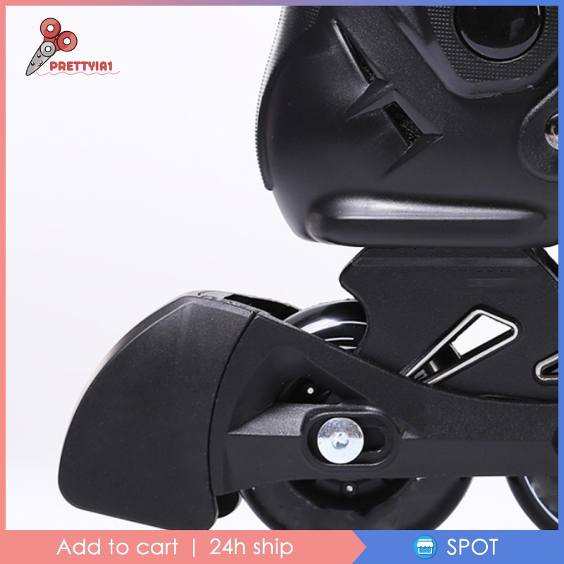 [Prettyia1] Phụ Kiện Chặn Phanh Xe Trượt Patin Bằng Nhựa Màu Đen Thông Dụng