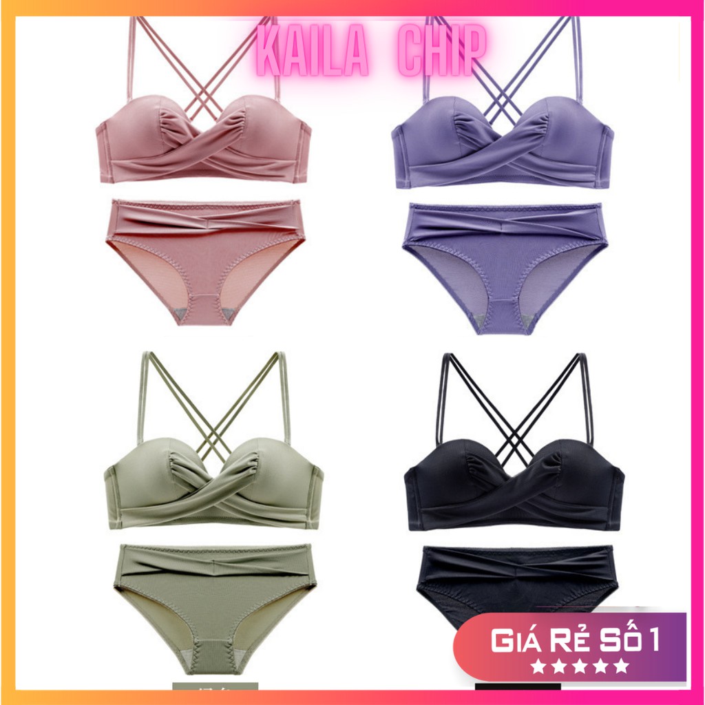 [Hàng cao cấp] Bikinni 2 mảnh, đồ lót nữ đi biển, đồ lót nữ su cao cấp nhún nơ thông hơi siêu mát Kaila Ch | BigBuy360 - bigbuy360.vn