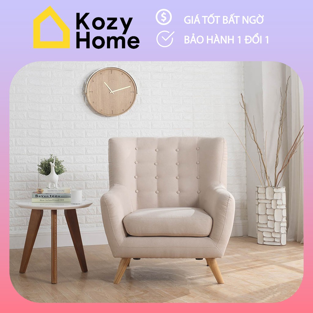 Ghế SOFA Đơn Phong Cách Trang Nhã  - Nhiều Màu Sắc Lựa Chọn - Bảo Hành Chính Hãng 1 Đổi 1 - KOZY HOME