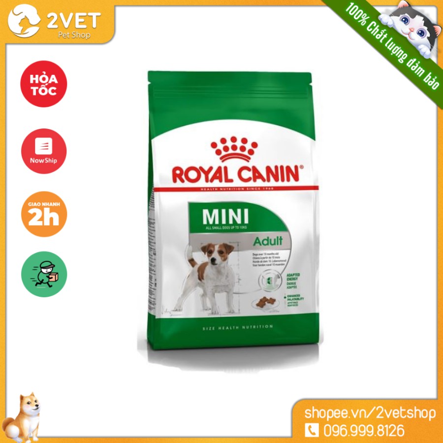 Royal Canin Mini Adult - Bao 15Kg – Đồ Ăn Cho Thú Cưng - Dành Cho Chó Nhỏ Trưởng Thành – Hàng Nhập Khẩu