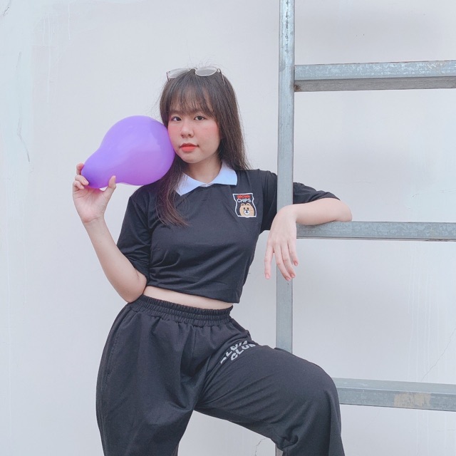 áo croptop nữ Cotton siêu mịn co giãn 4 chiều