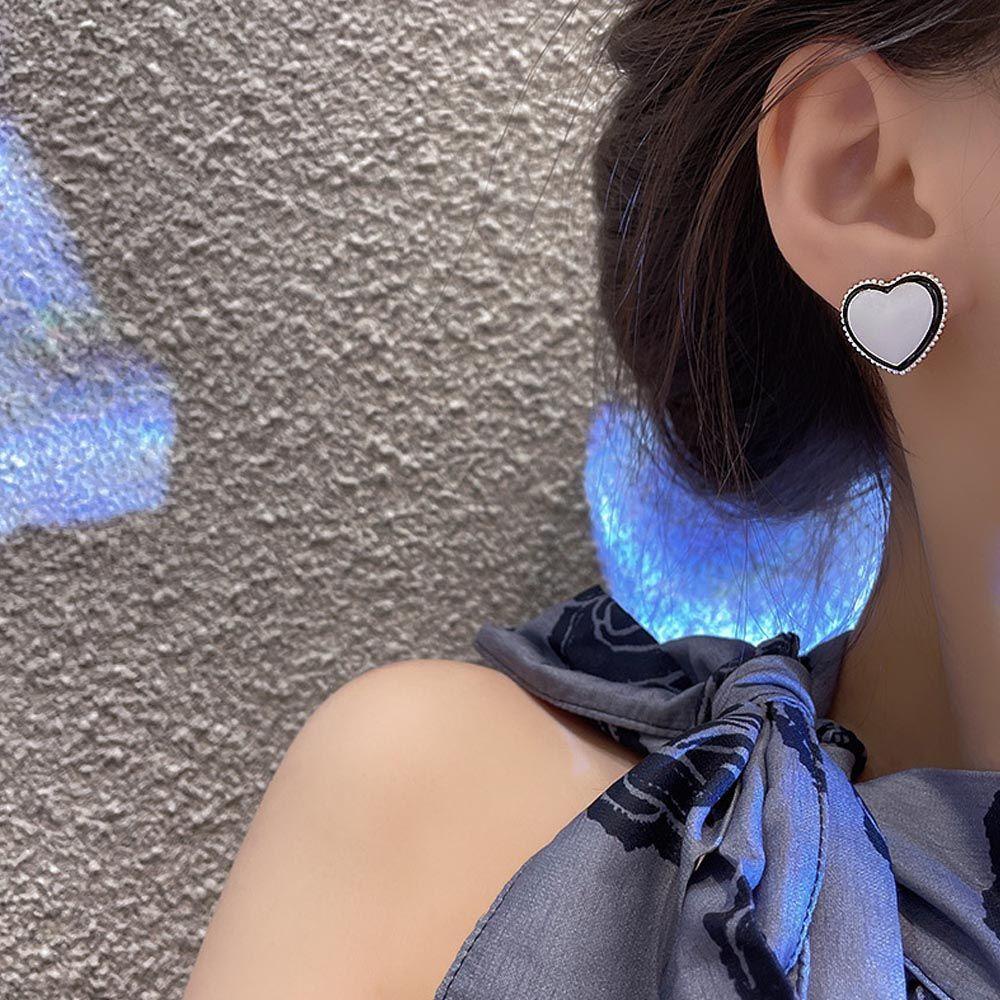 Bông Tai Dáng Dài Hình Trái Tim Phong Cách Vintage Thời Trang Dự Tiệc Cho Nữ