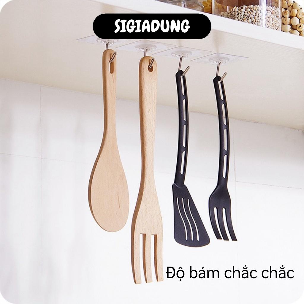 [SGD] Móc Treo Dính Tường - Móc Dán Tường Trong Suốt Siêu Chịu Lực, Siêu Dính 3974