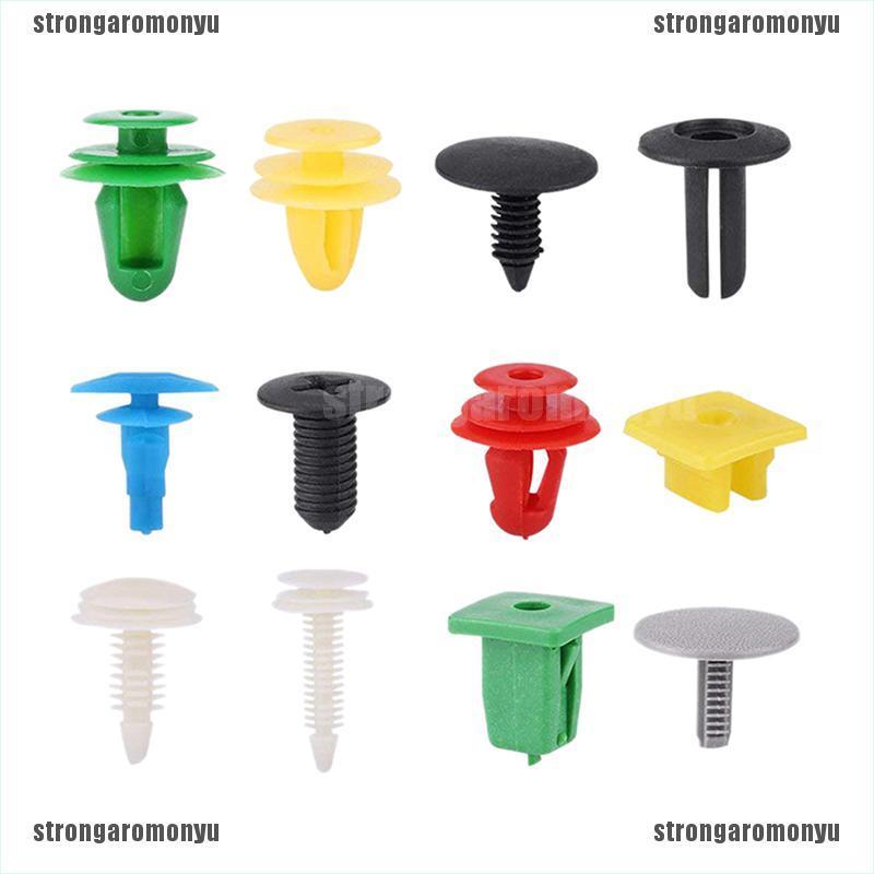 Set 100 Đinh Tán Nhựa Phụ Tùng Cho Xe Ô Tô