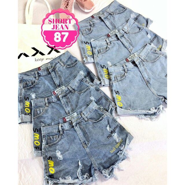 Quần short jeans nữ size S, M, L