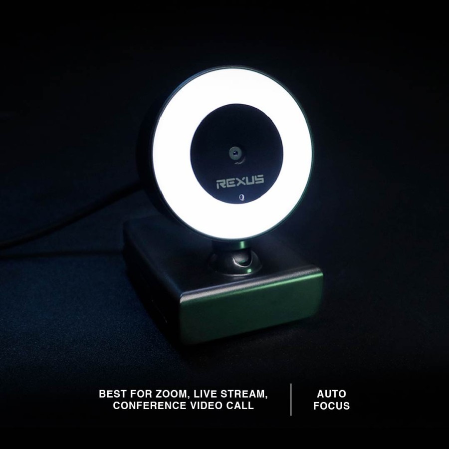 Webcam vòng đèn LED Rexus Alva II Full HD 1080 Alva 2 | BigBuy360 - bigbuy360.vn