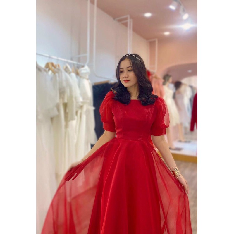 ĐẦM XOÈ TAY PHỒNG DÀI THƯỚT THA