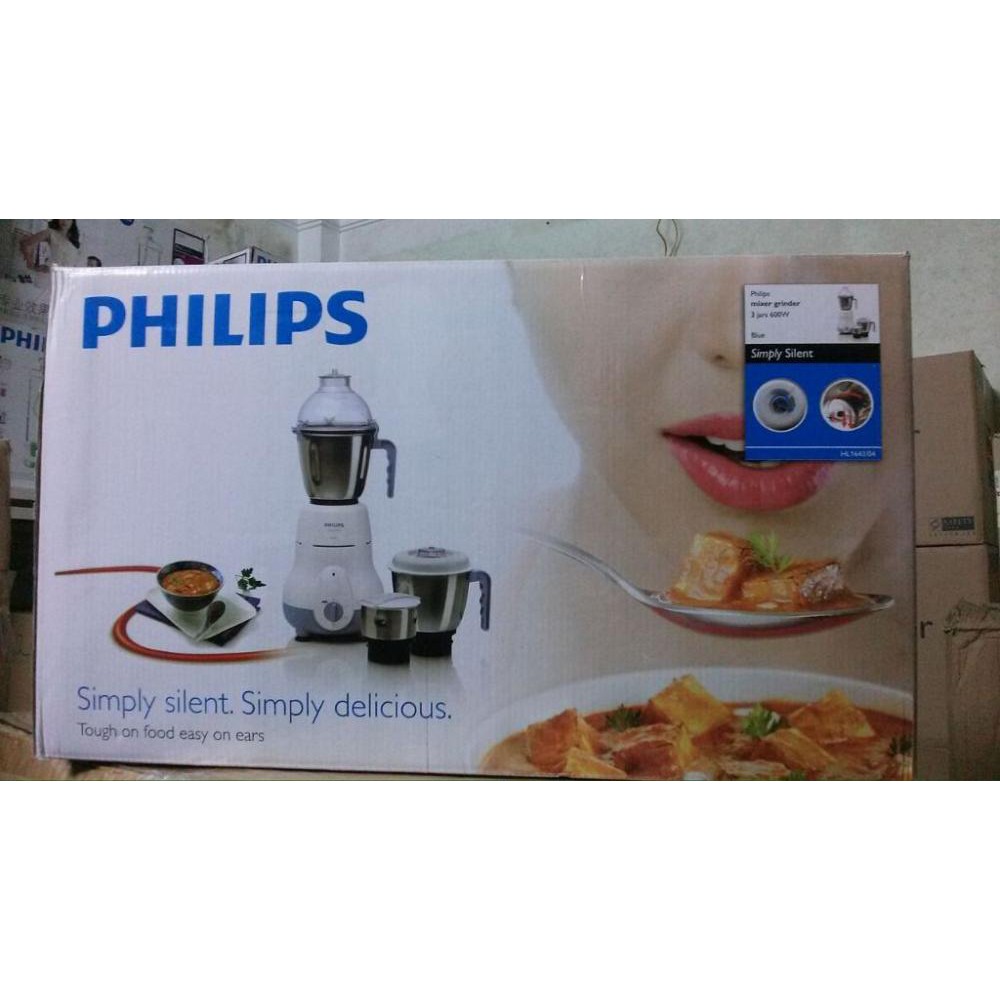 Máy xay đa năng Philips HL1643 600W 1,5L - Hàng Chính Hãng