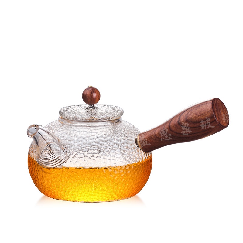 Ấm Thủy Tinh Pha Trà có lưới lọc inox 304 (300 ml)