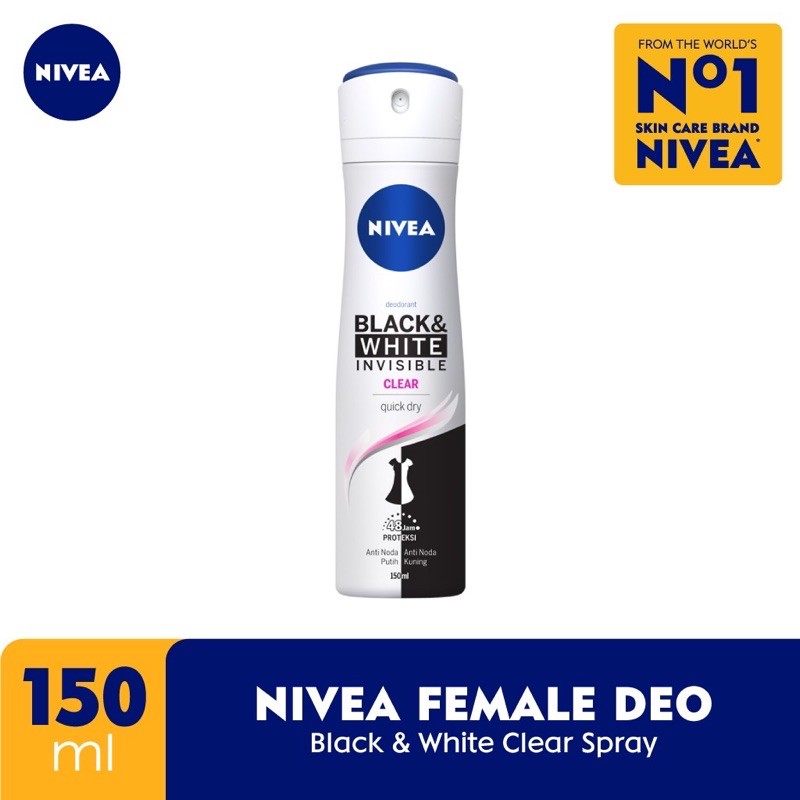 Nivea Deo (Hàng Mới Về) Bình Xịt Khoáng 150ml Giúp Làm Trắng Và Loại Bỏ Các Tác Nhân Gây Hại Da