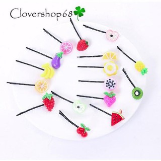 Kẹp tóc trái cây dễ thương cho mẹ và bé ( kẹp tăm hình hoa quả )