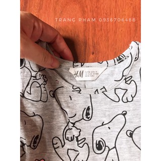 váy cotton Hm xuất dư