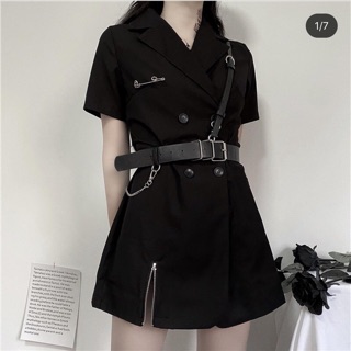 [ORDER] Váy đen kèm thắt lưng