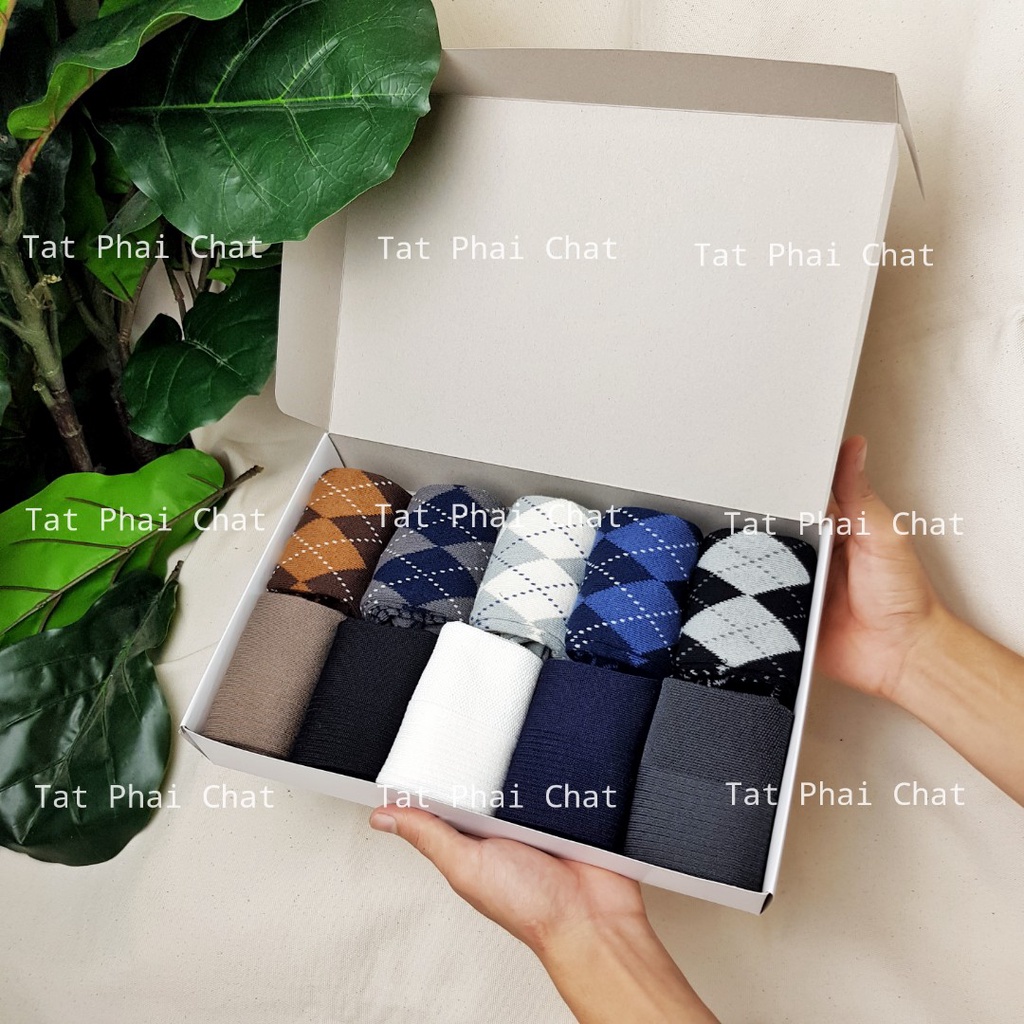 Hộp quà tặng cho nam - Tất nam lịch lãm sang trọng - Giao hỏa tốc HCM
