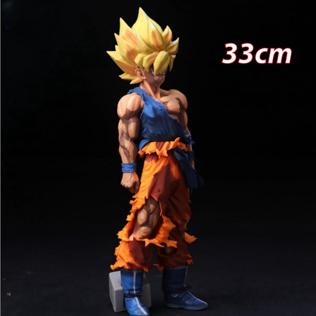 Mô hình Dragon ball super saiyan , Songoku SSJ3 chiến thần Cao 33cm, figure 7 viên ngọc rồng, mô hình anime trang trí