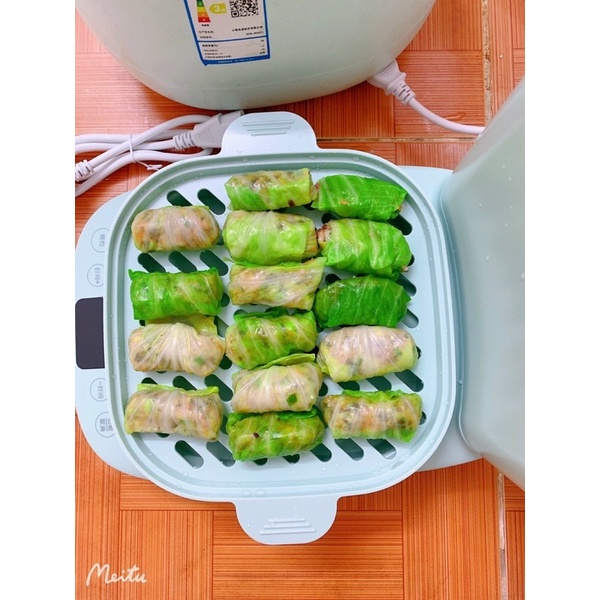Nồi hấp điện 2 tầng 6 lít đa năng Bear C60K1