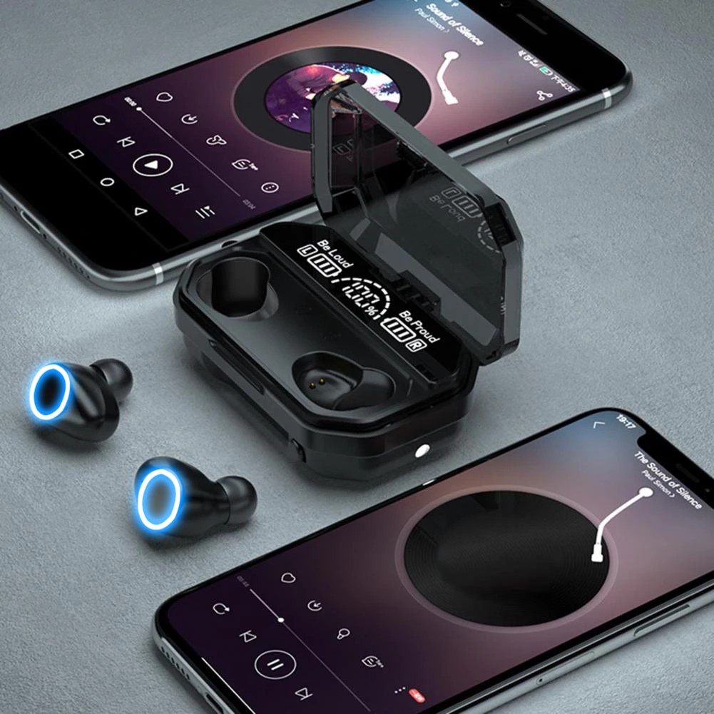 Tai Nghe Bluetooth Không Dây TWS M12 Chống Tiếng Ồn Kèm Mic