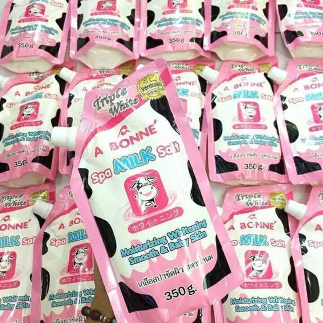 🛑🛑 [Hàng Chuẩn]  Muối tắm sữa bò tẩy tế bào chết - A Bonne Spa Milk Salt Thái Lan 350gr | BigBuy360 - bigbuy360.vn