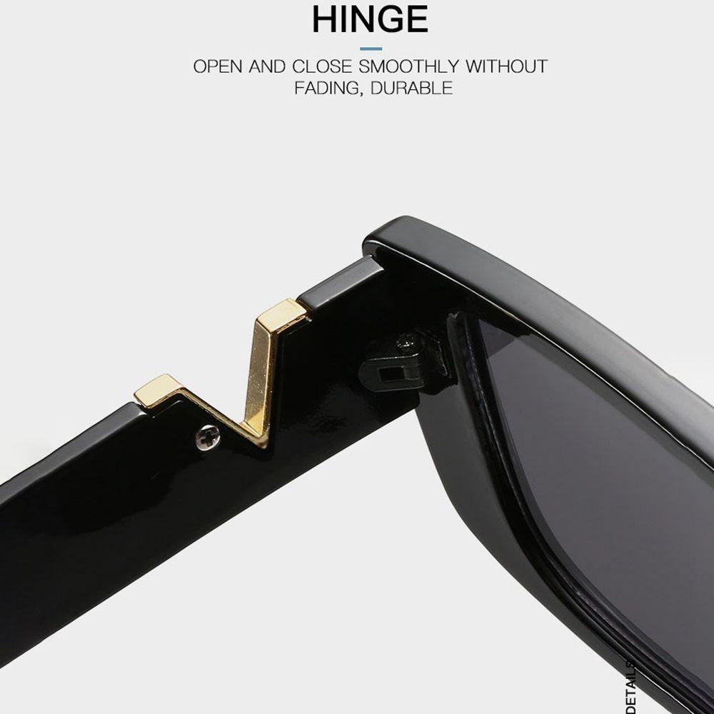 Kính Mát Gọng Vuông PC Chống Tia UV Họa Tiết Da Báo Kích Thước Nhỏ Gọn WMES15H Phong Cách Hàn Quốc Cho Nam