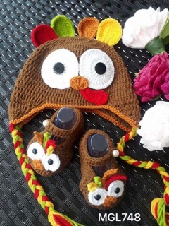 Mũ giày len handmade