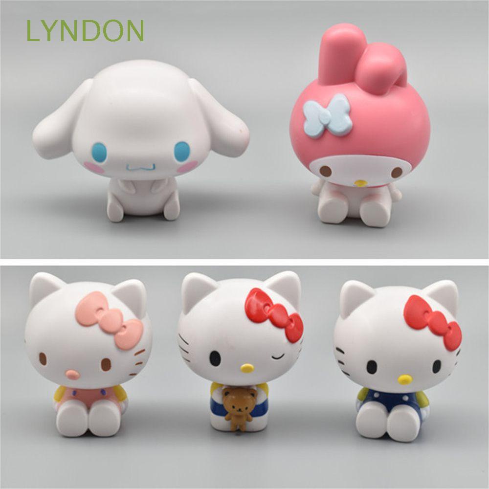 Mô Hình Mèo Cinnamoroll Bằng Nhựa PVC Trang Trí Bánh Kem