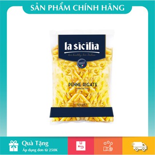 [HÀNG CHÍNH HÃNG] Nui La Sicilia gói 500gr – Lasicilia Penne Rigate