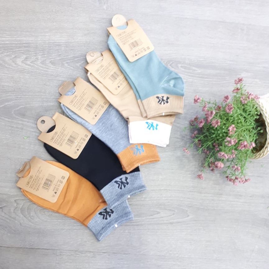 Tất nữ cổ thấp len cottong dày dặn toàn màu dễ đi tại CHIPNOIY SHOP