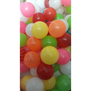 combo 10 bóng nhựa màu cho bé loại 5cm , 8cm, 10cm .