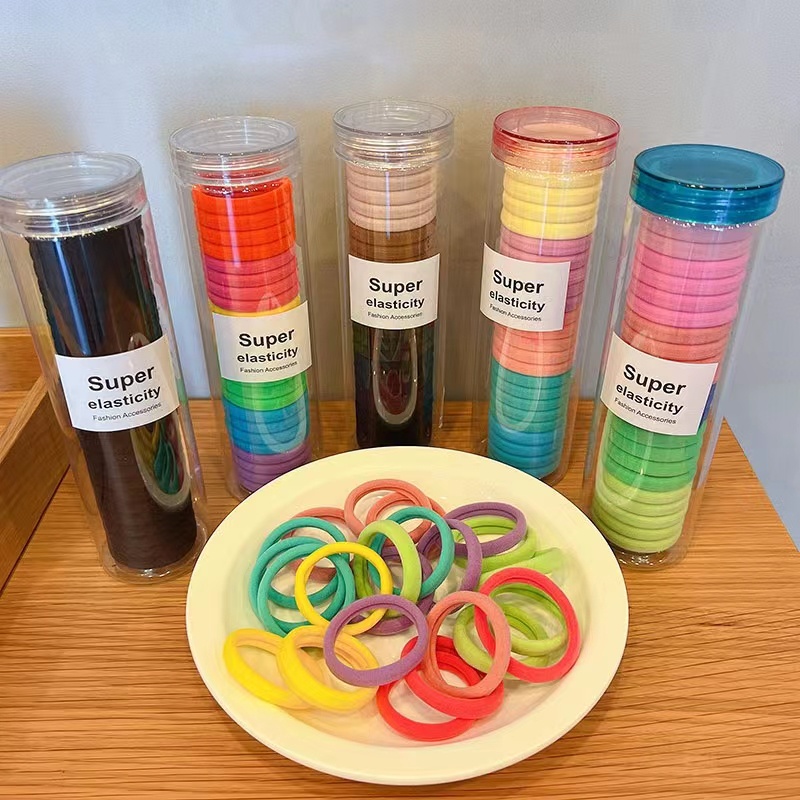 Dây Cột Tóc Màu Sắc Phong Cách Hàn Quốc Cho Nữ